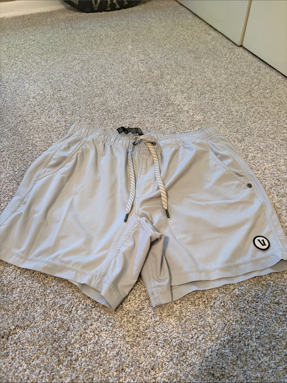 5” Light Gray shorts